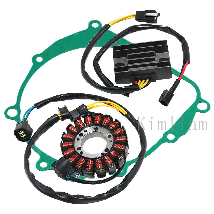 Stator Coil, Regulator Rectifier, Gasket for Suzuki DR-Z400E DR-Z400SM DR-Z400S (2000–2023)
