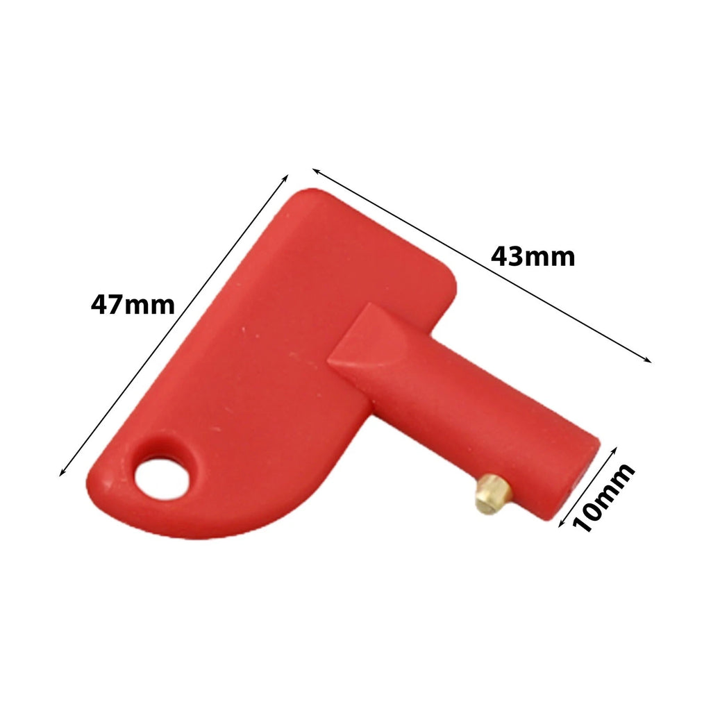 10X ABS Plastic Spare Key for Battery Isolator Switch (Power Kill Cut Off)