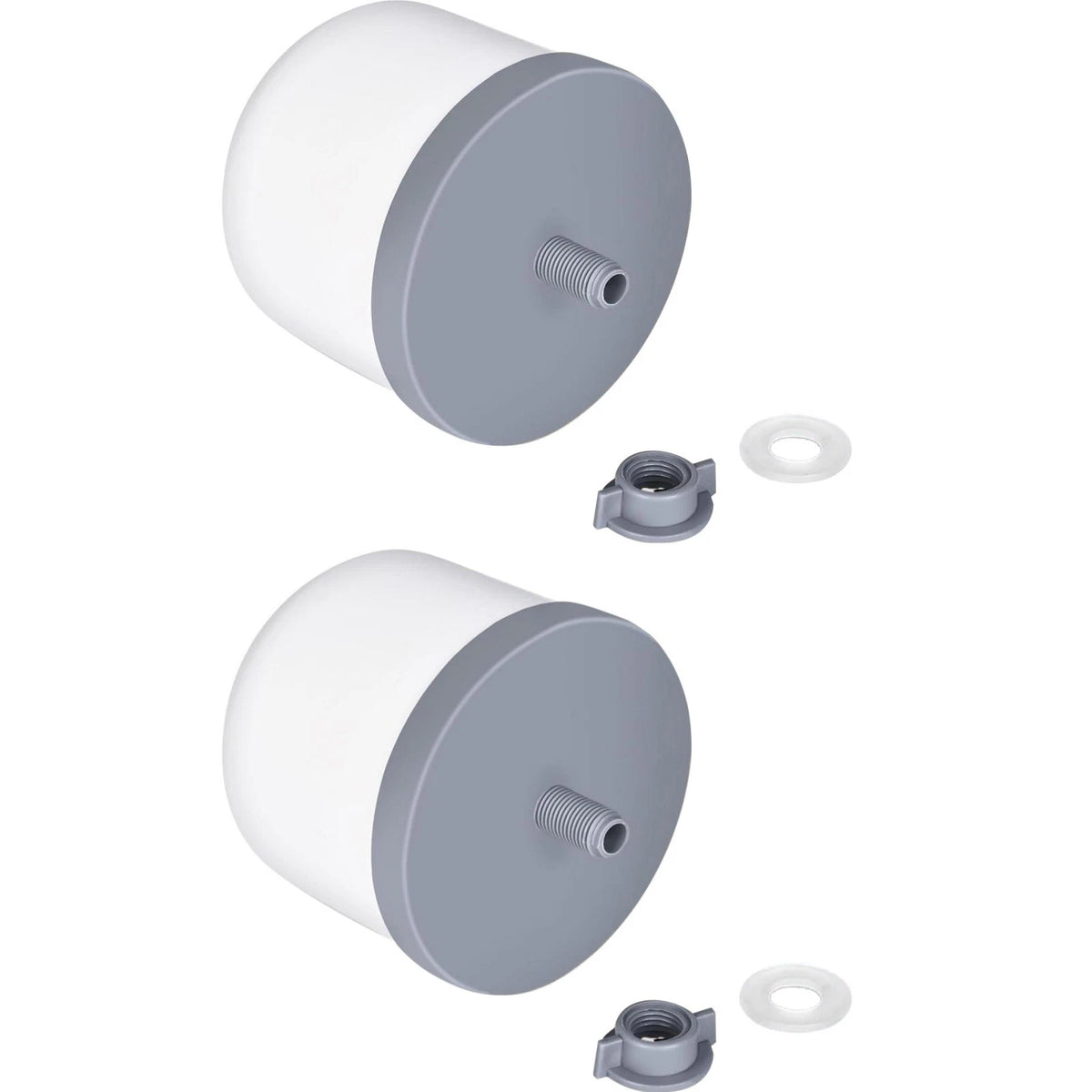 2 Pack Ceramic Candle Water Filter 0.2-0.5 Micron for Portable Purifier