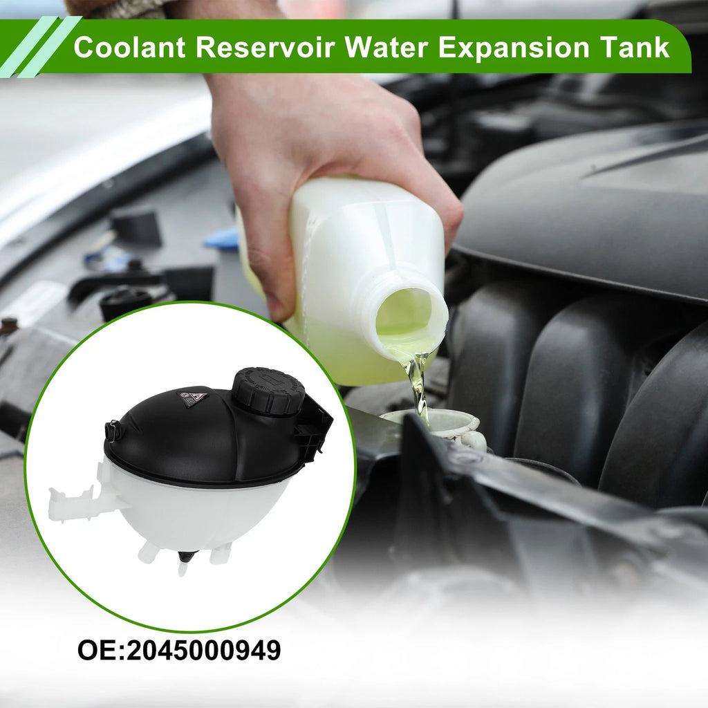 Coolant Expansion Tank with Cap Replacement for Mercedes C63 AMG (2012–2015)