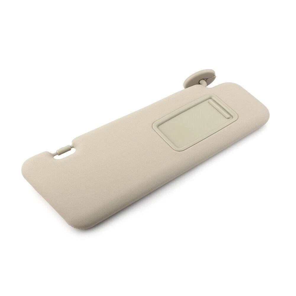 Right Side Sun Visor for Toyota Highlander (2008–2013) W/ Vanity Light Beige