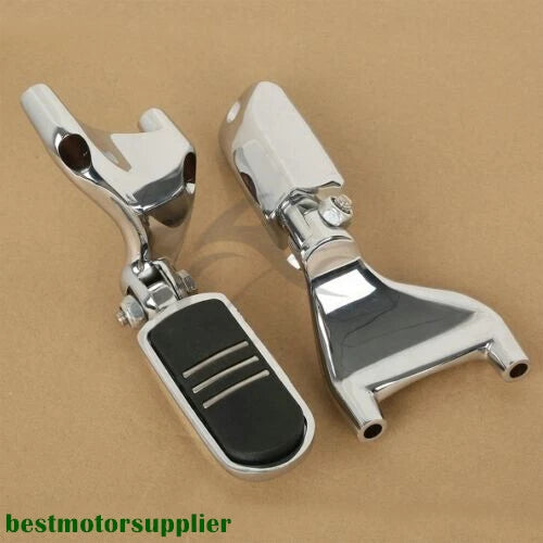 Chrome Passenger Footpeg Bracket for Harley Sportster 883 1200 (2004–2013)