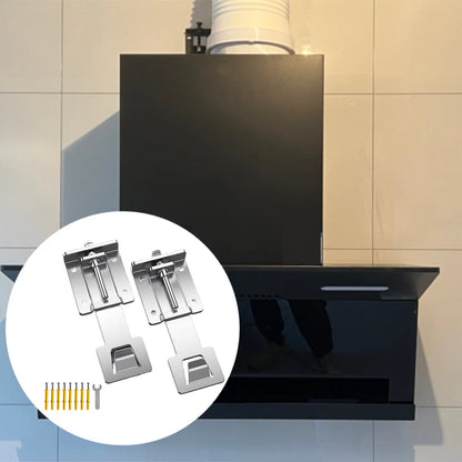 Set of 2 Adjustable Range Hood Hanging Hooks for Kitchen Use