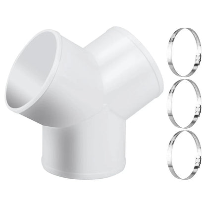 3 Way Exhaust Hose Adapter for Effective Airflow Control