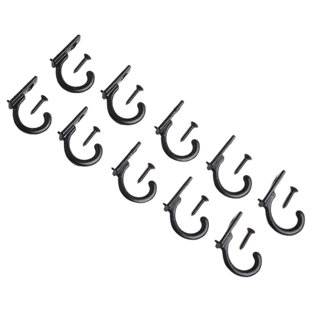 Metal Wall Mounted Coat Hooks for Various Applications (Rust Resistant)