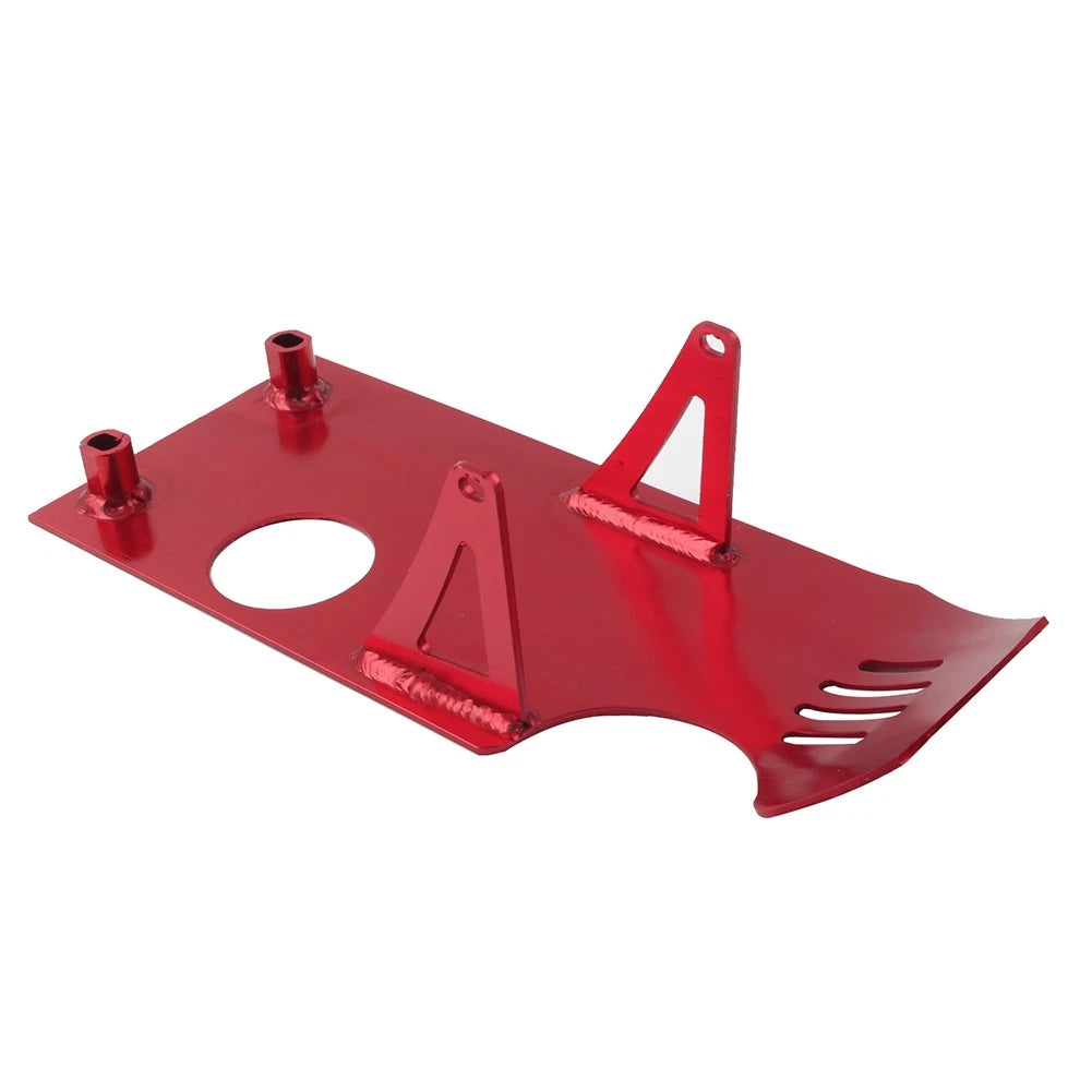 Engine Underride Guard for Honda CRF50/XR50 (2000–2007) Aluminum Red