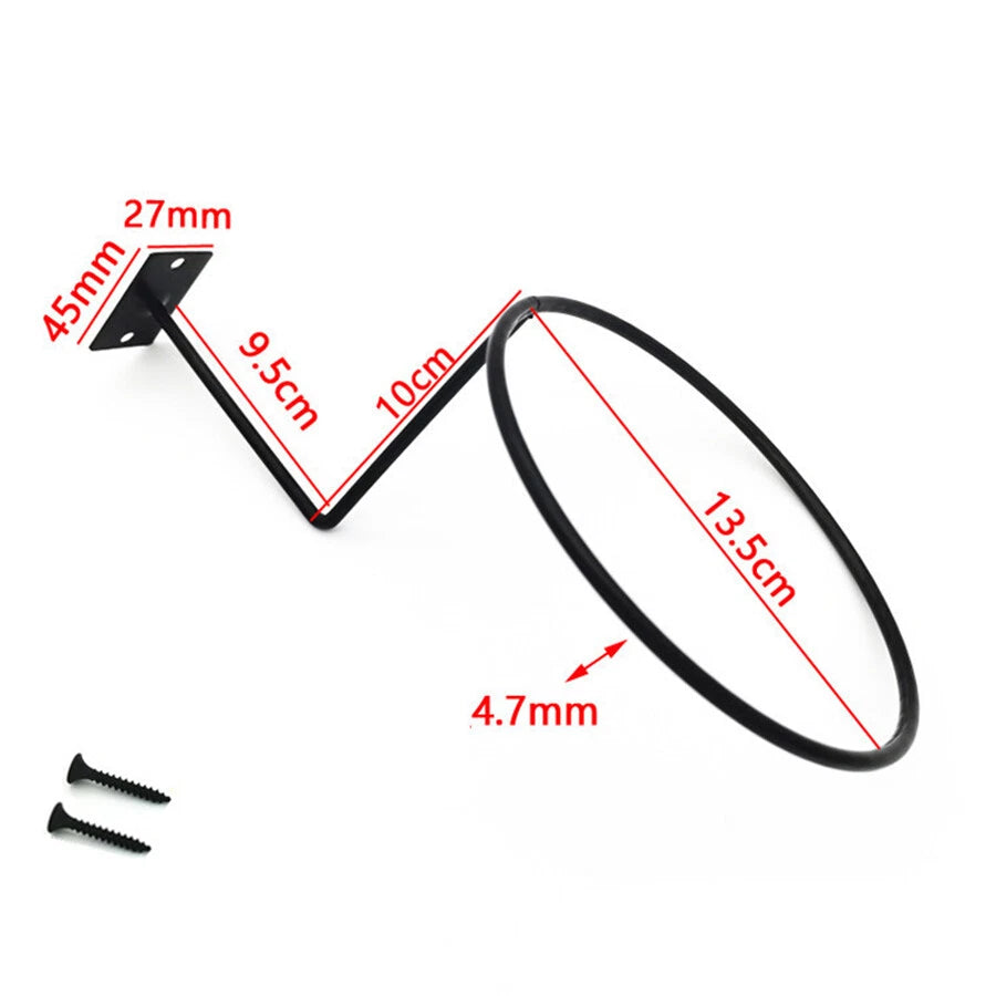 3Pcs Helmet Holder Hook for Motorcycle Bike Wall Mounted Rack