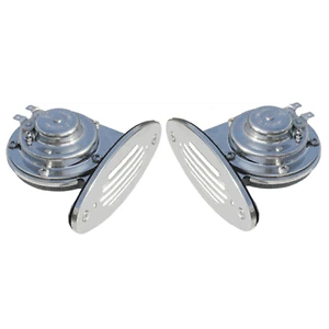 Mini Stainless Steel Dual Drop-In Horn for Schmitt Marine (10055)