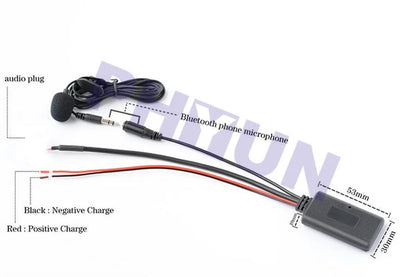 AUX Audio Cable Adapter for Ford Focus Mondeo 6000CD (1X)