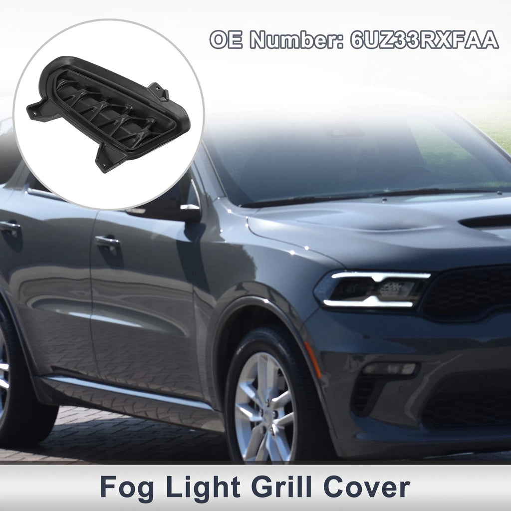 Front Left Fog Light Grill Replacement for Dodge Durango (2014–2022)