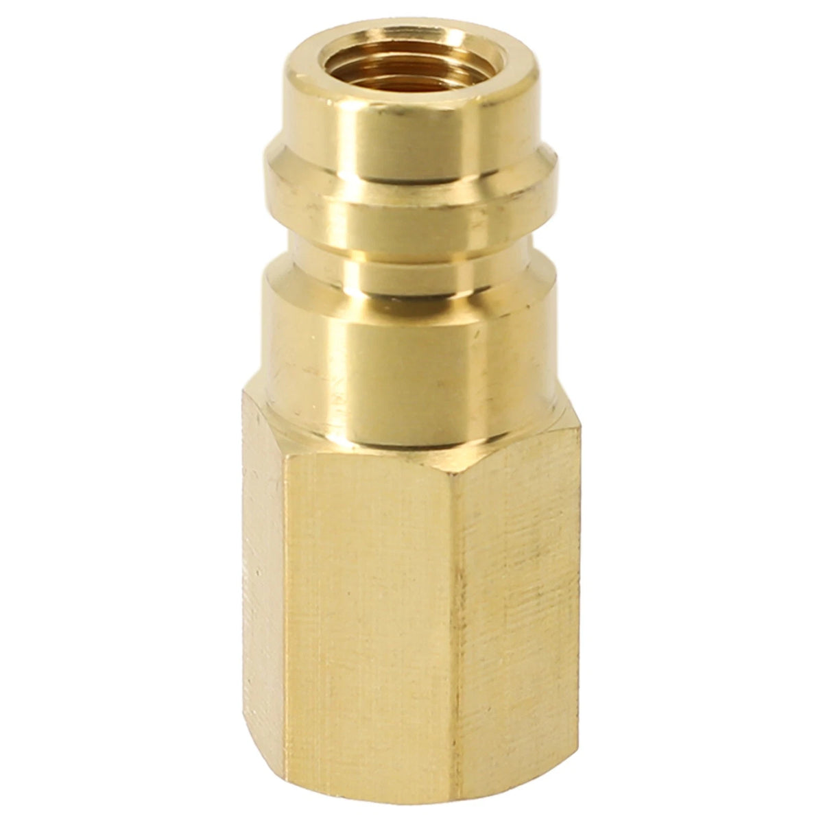 R134a Air Conditioning Coupling Adapter for SAE Connection (Brass)