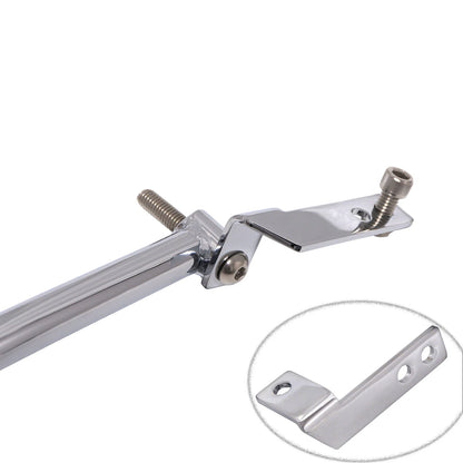 20" Chrome Passenger Backrest Sissy Bar for Harley Dyna FXD (2006–2017)