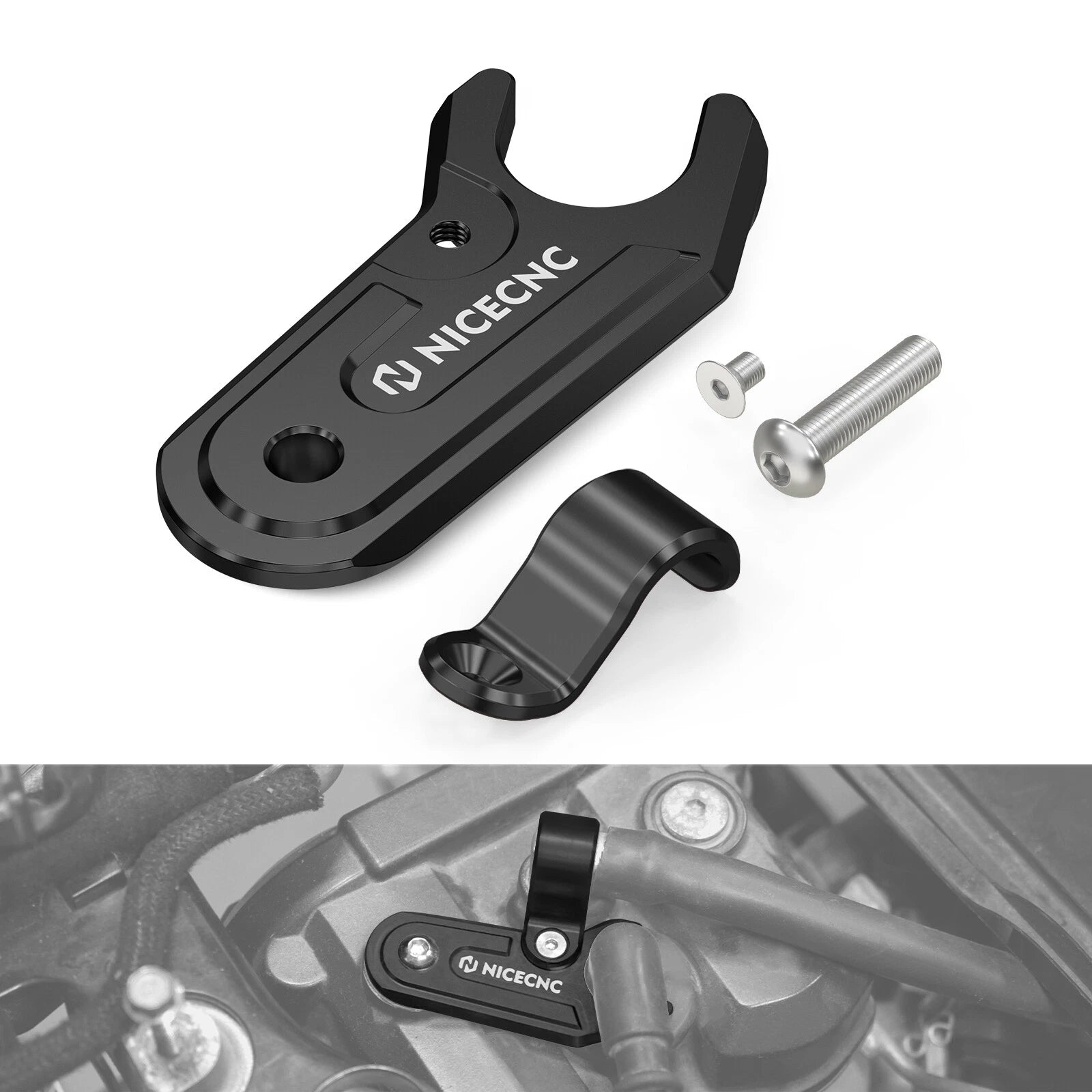 Spark Plug Boot Hold Down for Yamaha YFZ450R/RSE (2009–2023)