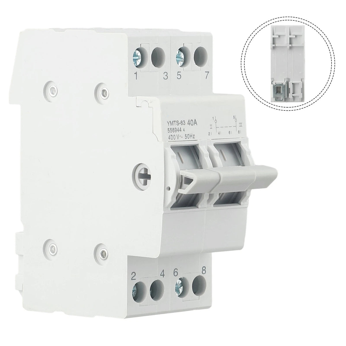 Transfer Switch 2P 40A 63A AC400 Dual Power Manual Tool