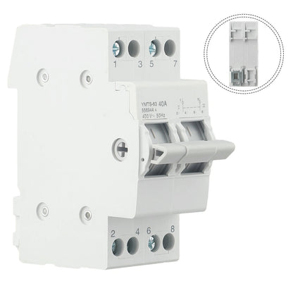 Transfer Switch 2P 40A 63A AC400 Dual Power Manual Tool