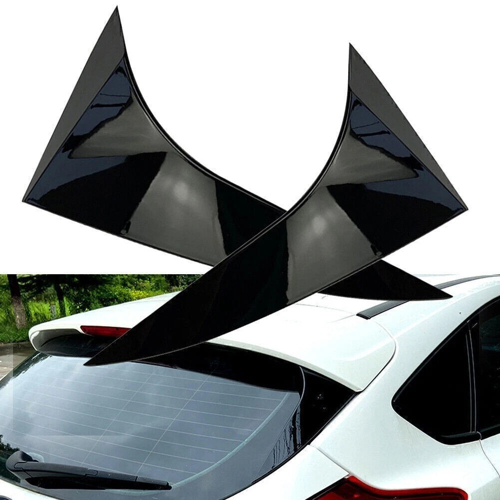 Rear Window Spoiler Side Wing Cover for Ford Focus Hatchback (2014–2018)