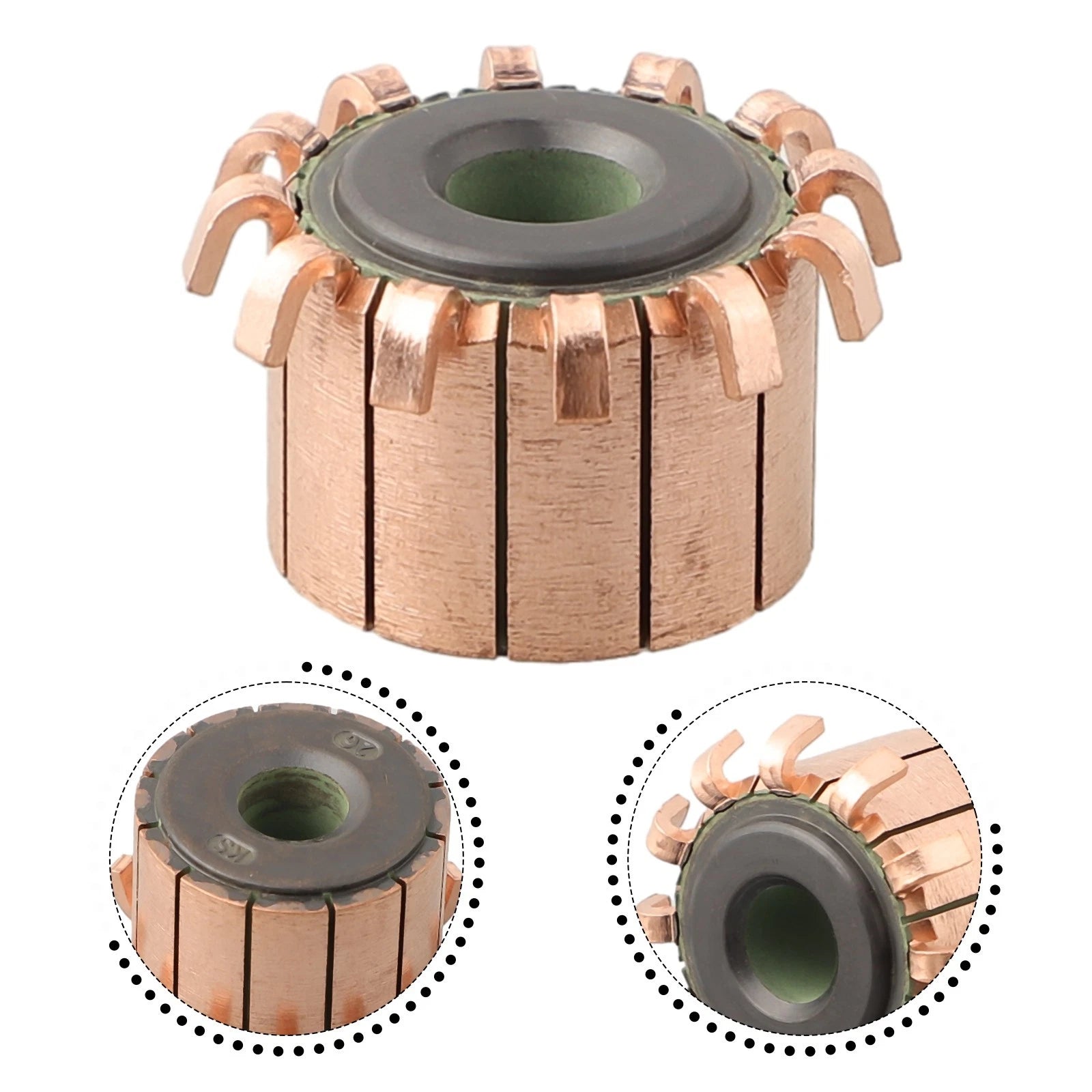 12P Teeth Copper Hook Type Commutator for