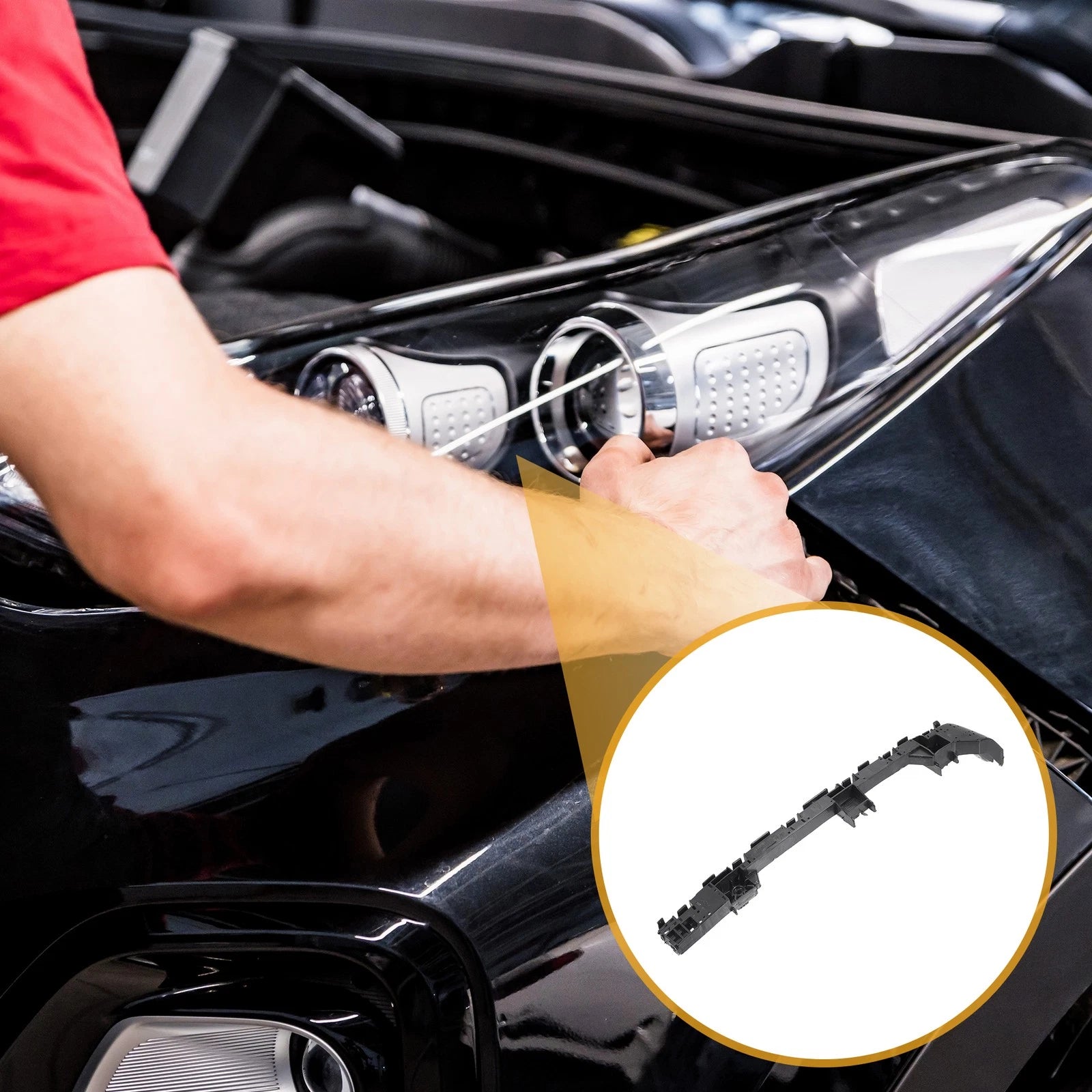LH Rear Bumper Support Bracket for Honda Fit (2015–2017) 1 Pc ABS