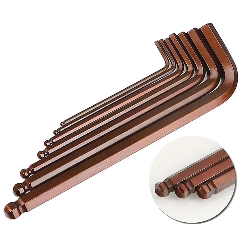 L Shaped Hex Key Wrench Screwdriver with Inner Hexagon Design