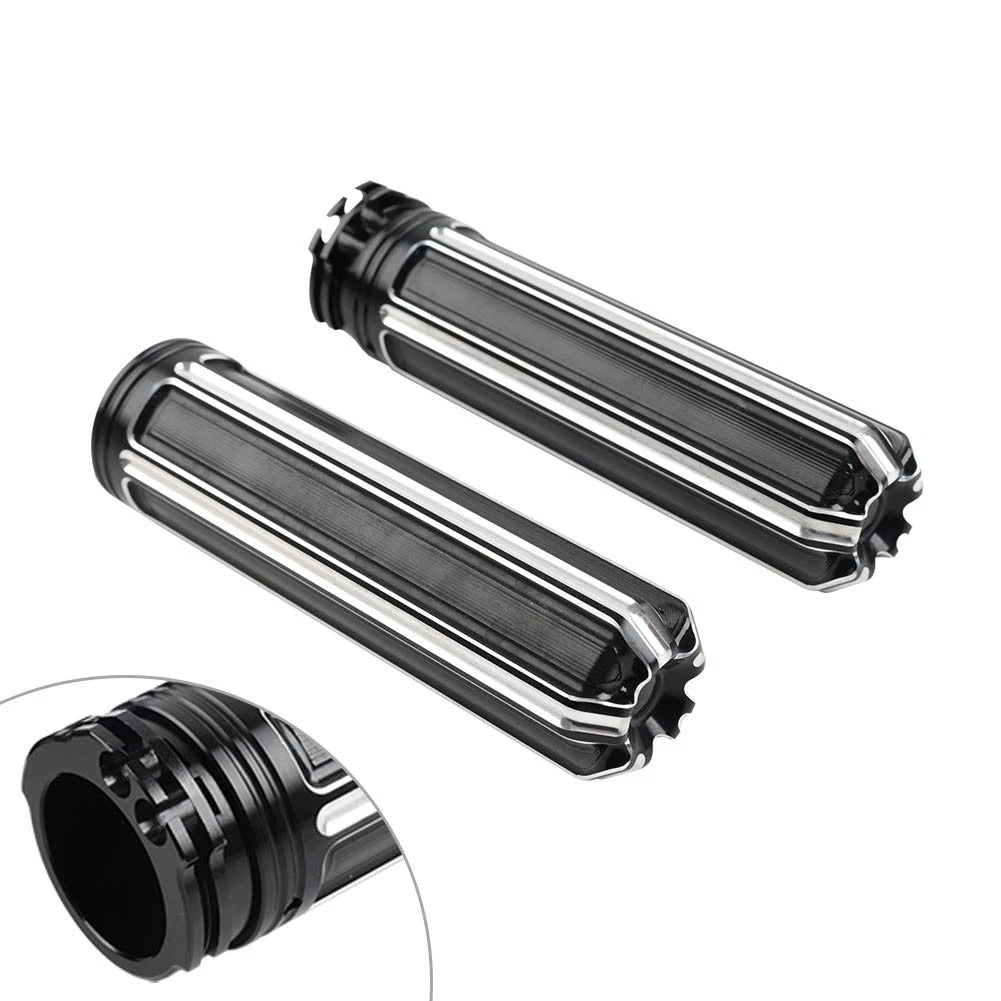 1" Cable Throttle Hand Grips for Harley Touring Softail Dyna