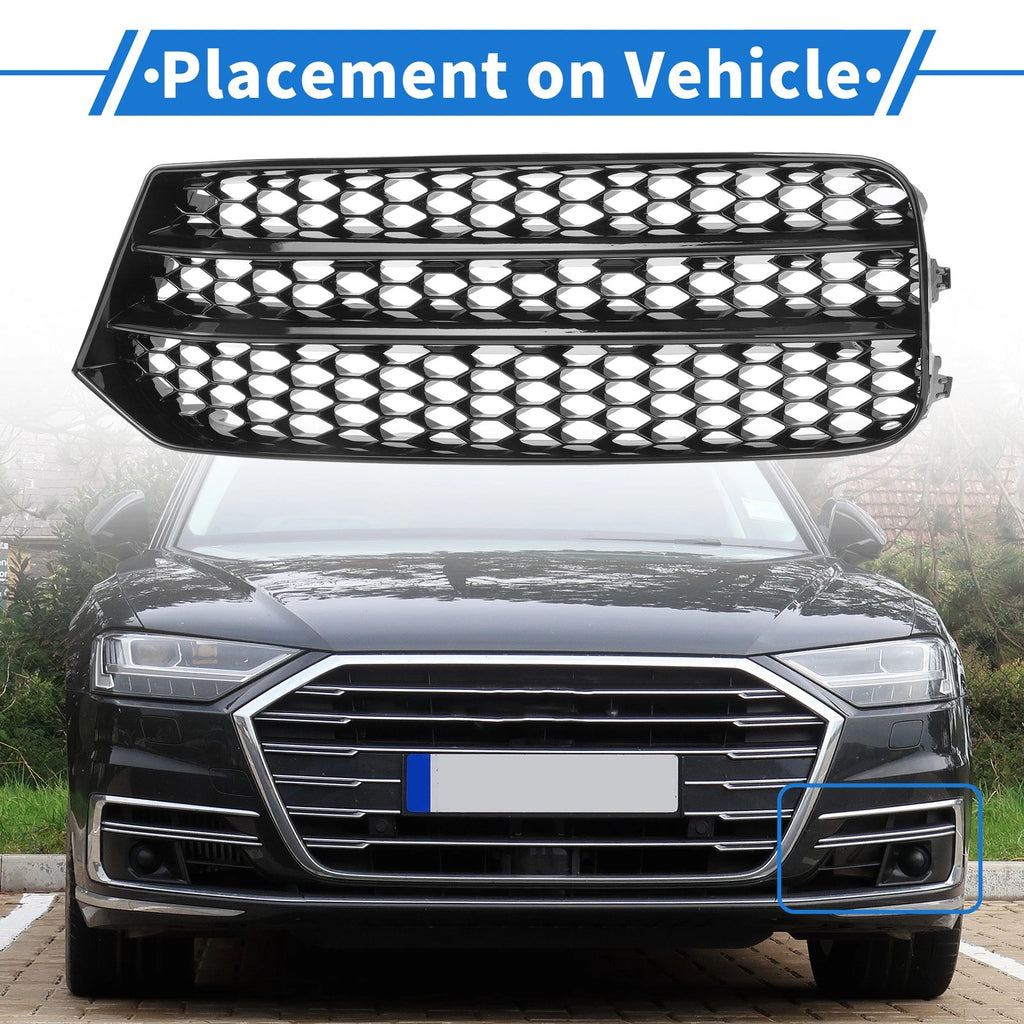 Front Left Fog Light Grill Replacement for Audi A1 (2011–2018)