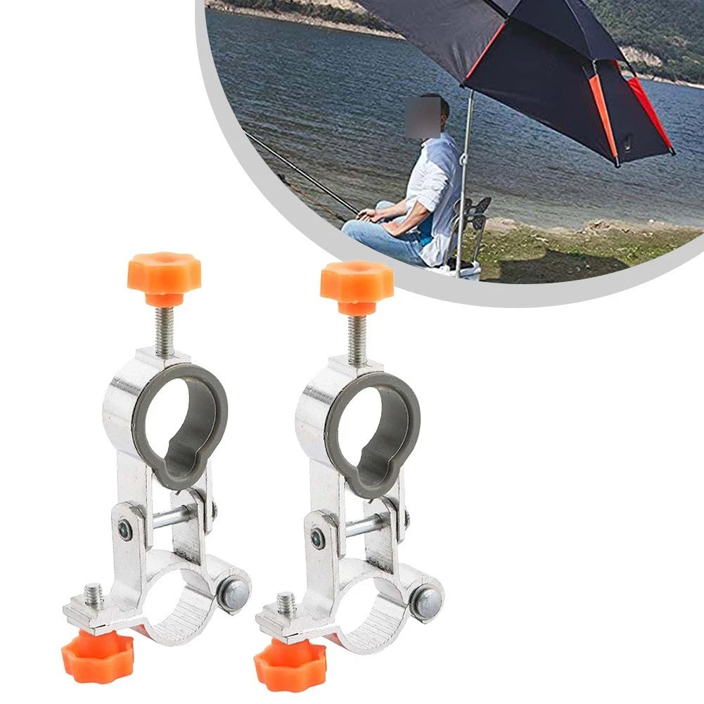 2X Umbrella Clips for Camping and Fishing Chairs