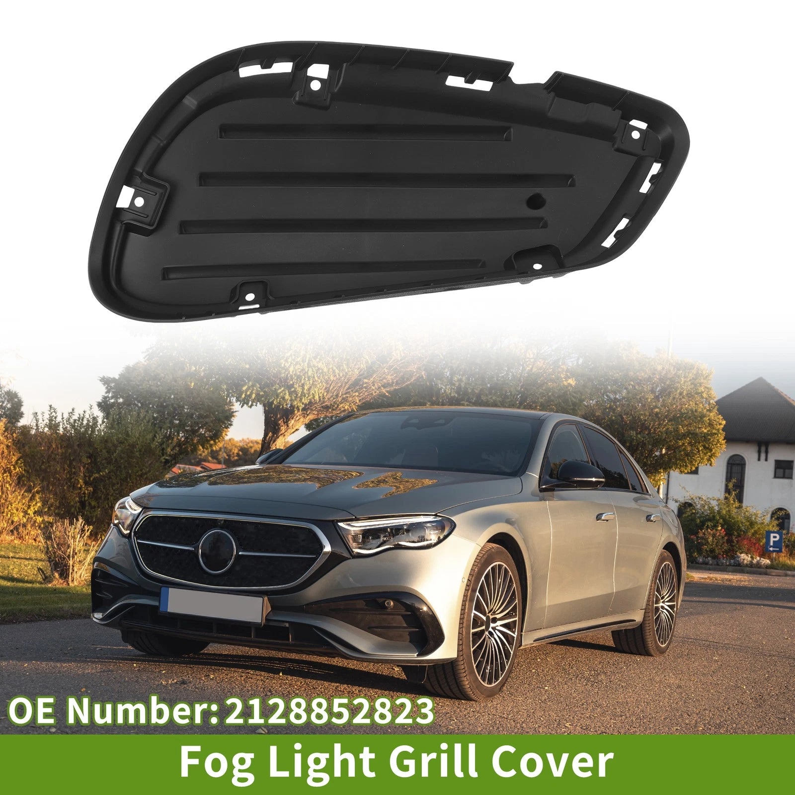 Front Right Fog Light Grill Replacement for Mercedes-Benz E-Class (2010–2016)