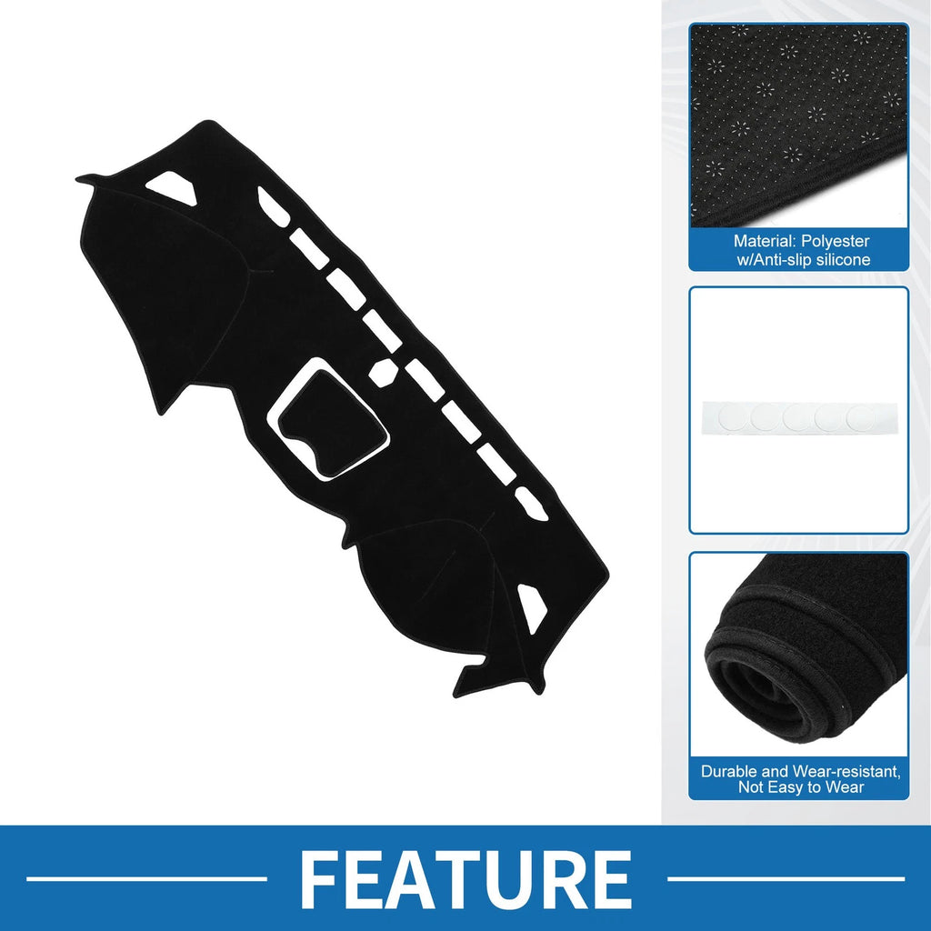 Dashboard Dash Cover Mat Protector Pad for Hyundai Santa Fe Sport (2013–2018)