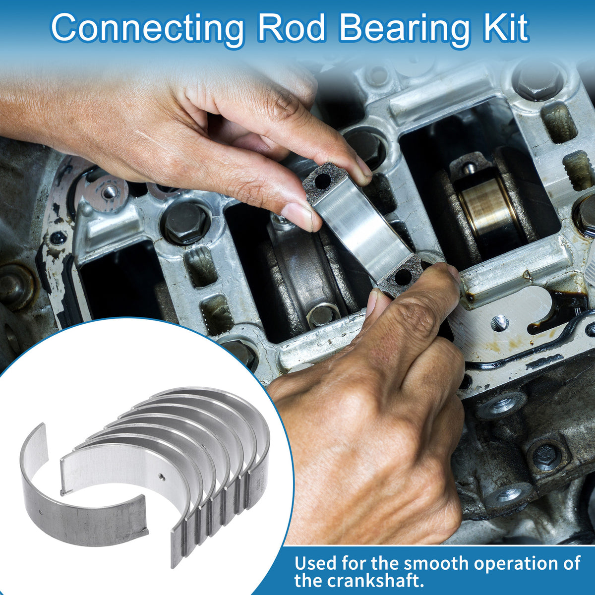 Connecting Rod Bearing Set Replacement Kit for Audi A3 (1988–1999)