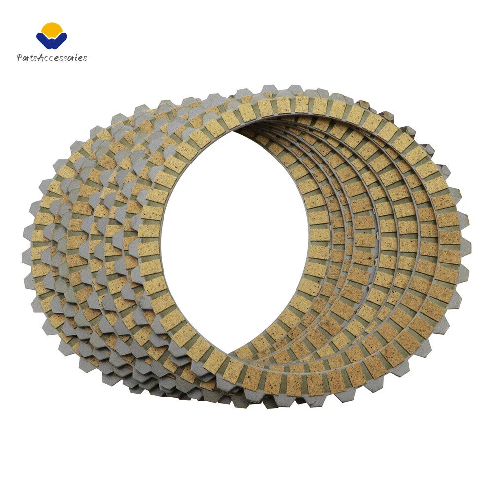 Set of 8 Clutch Plates for Harley Davidson XL883 XL1200 Sportster (1991–2011)