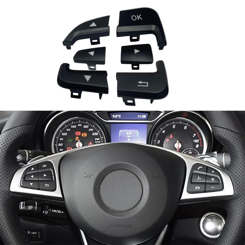 Left Steering Wheel Menu Control Switch for Mercedes Benz GLA GLS GLE (2015–2023)