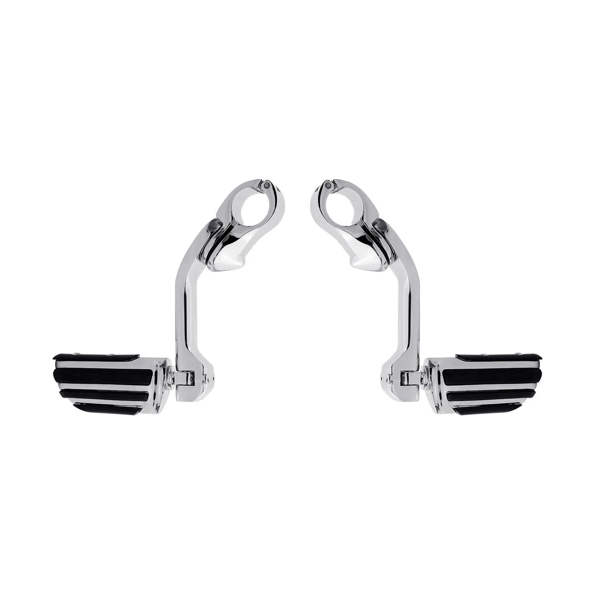 Adjustable 1-1/4" Highway Foot Pegs for Harley Touring Street Glide