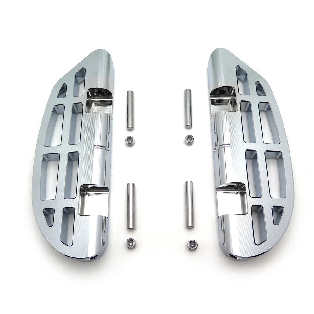 Chrome Knob Dominator Passenger Footboard for Harley Softail (2000–2017)