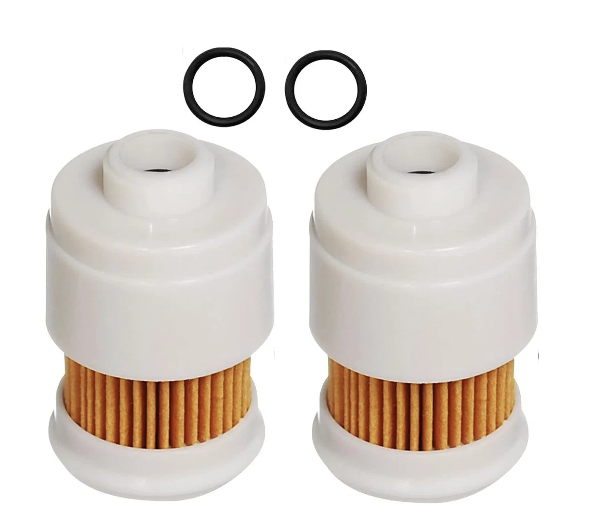 2Pcs Short Fuel Filter for Yamaha Outboard Motor (150-250 Hp) Replaces 68F-24563-00-00