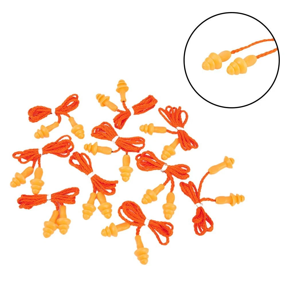 20X Reusable Silicone Earplugs for Universal Use (2023)