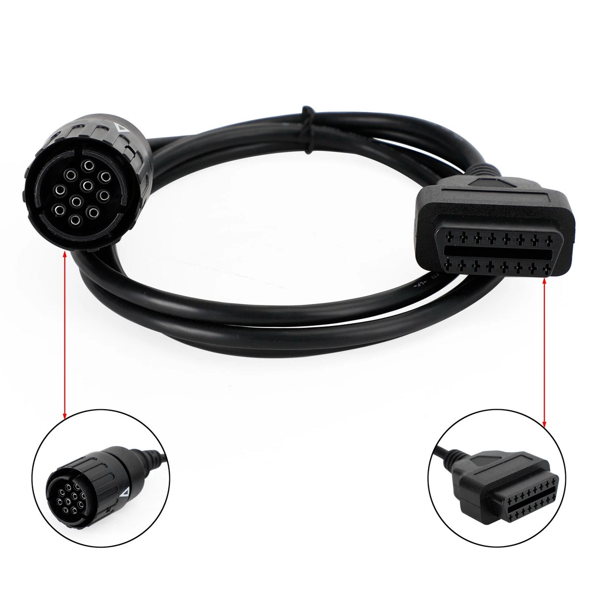 10 Pin to 16 Pin OBD2 Cable Connector for BMW Motorcycle