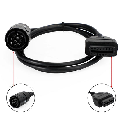 10 Pin to 16 Pin OBD2 Cable Connector for BMW Motorcycle