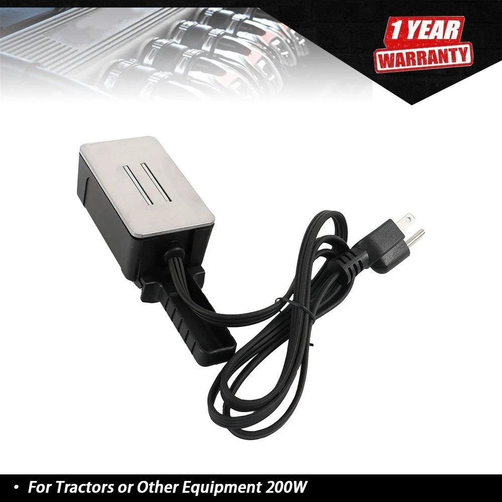 200W Magnetic Engine Block Heater for Tractors (Fits )