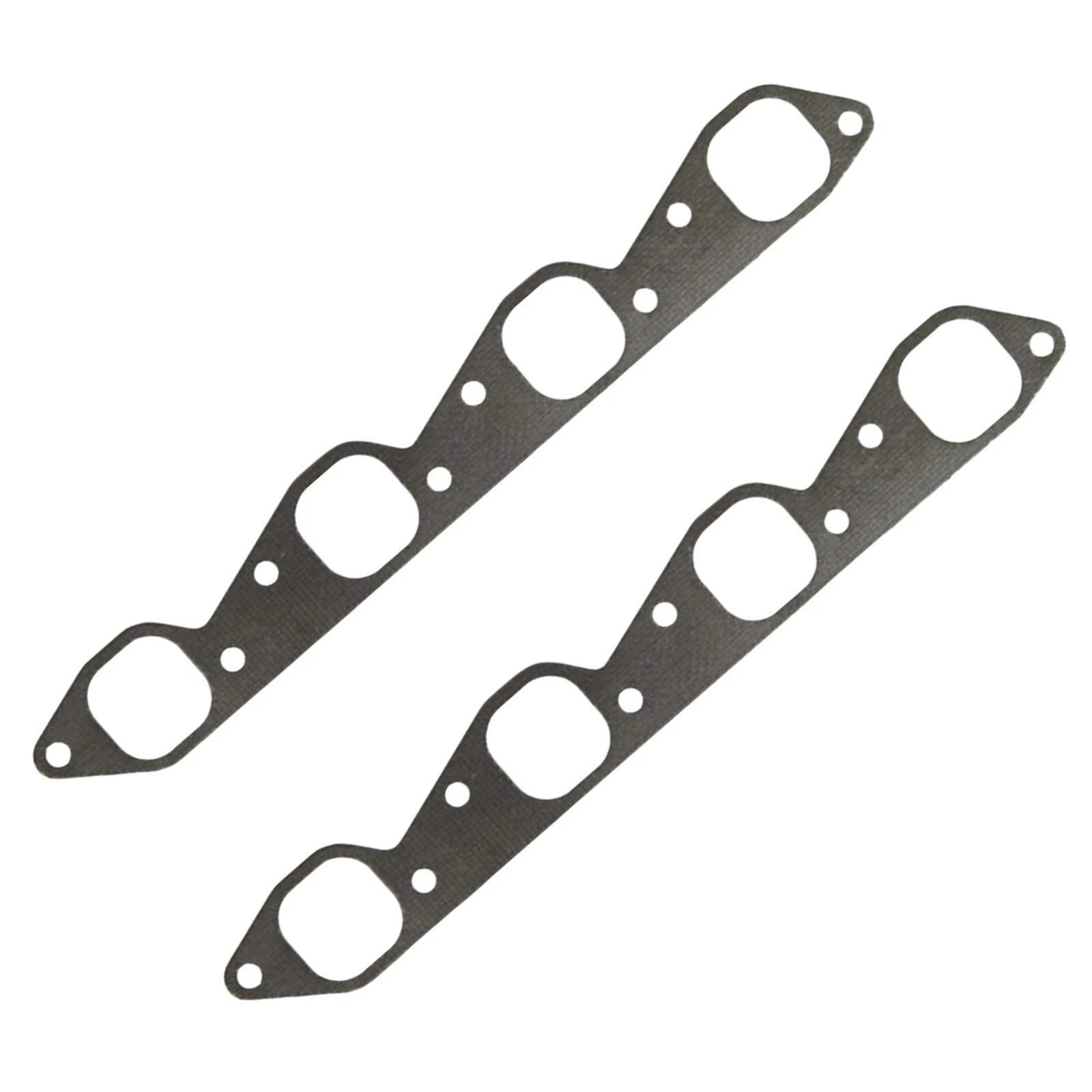 Set of 2 Exhaust Manifold Gaskets for Mercruiser (27-46820, OMC 909613, 3852472, 18-0418)