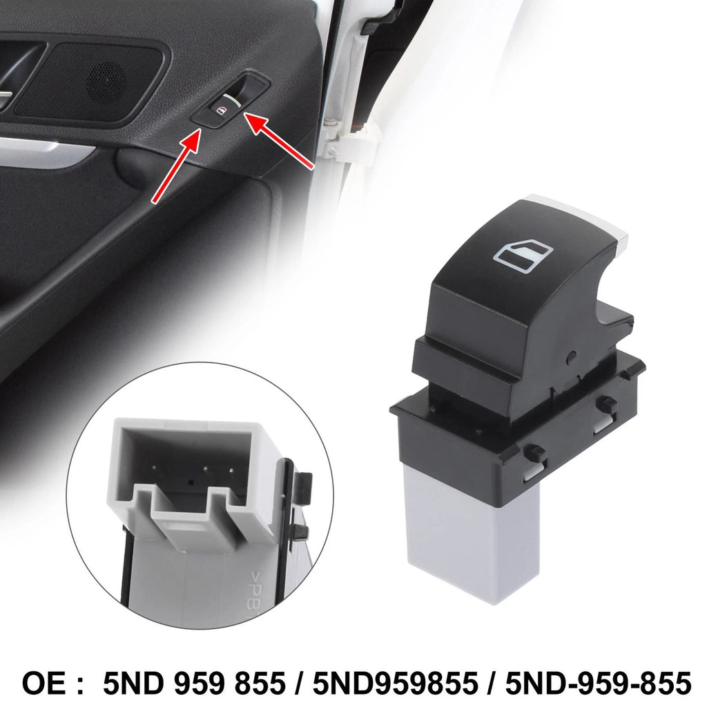 Passenger Side Power Window Switch Replacement for Volkswagen Tiguan (2009–2014)