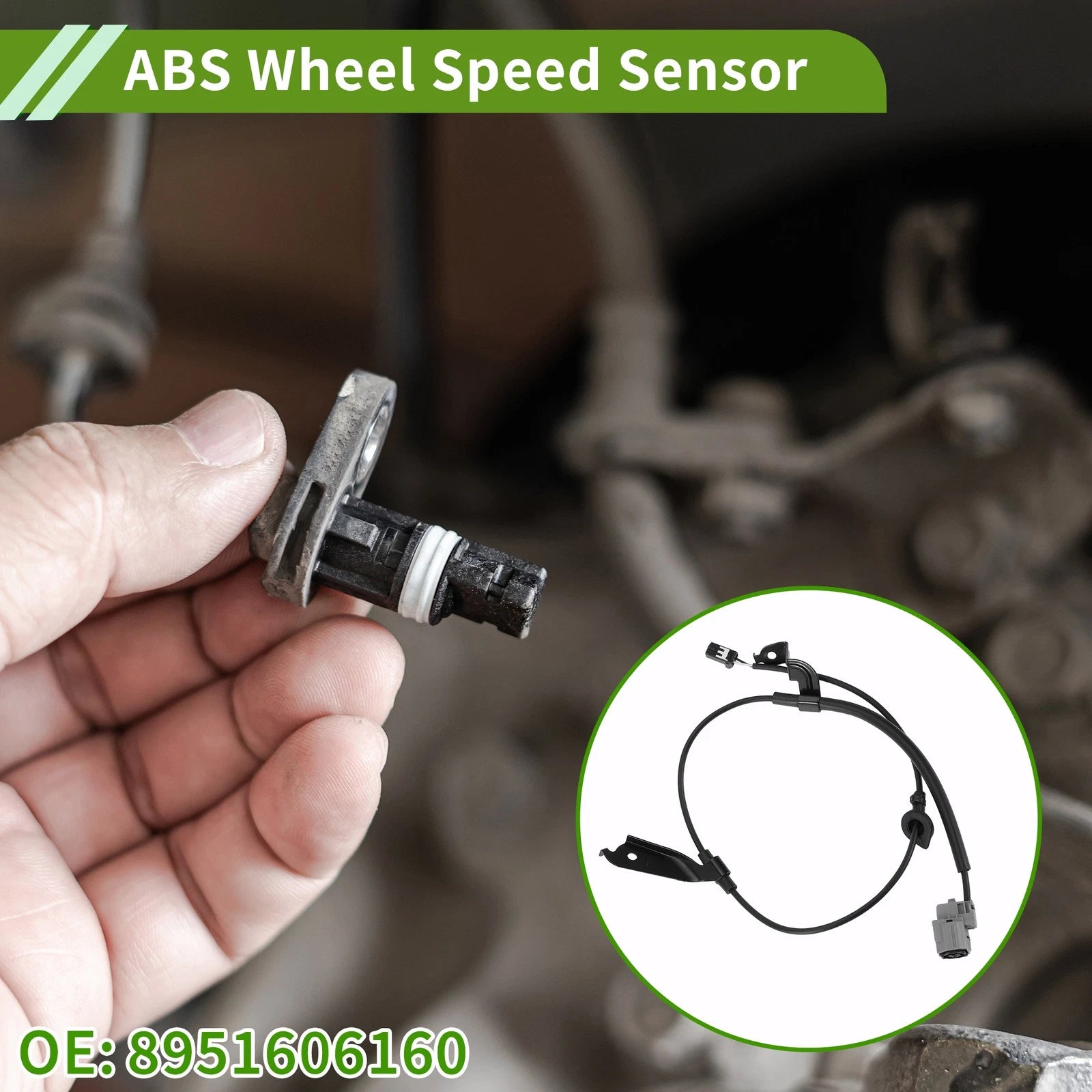ABS Wheel Speed Sensor Replacement Rear Left for Toyota Camry (2012–2017)