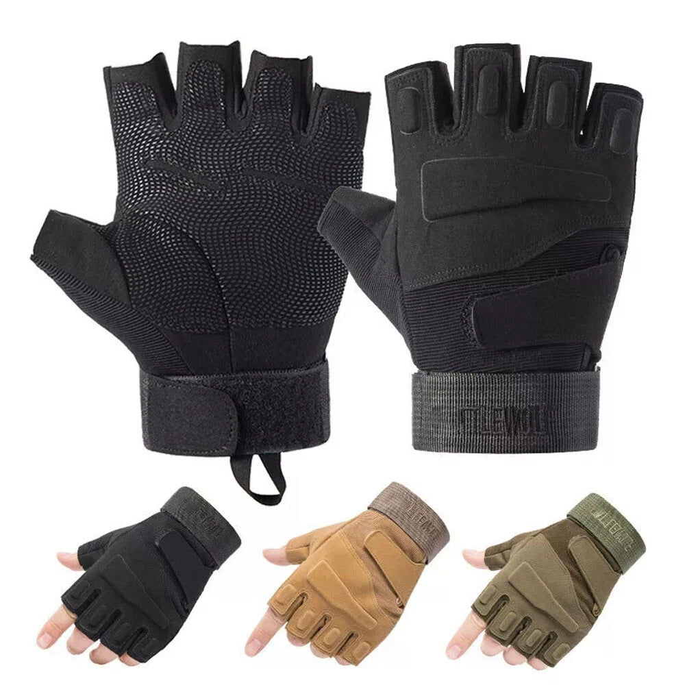 Fingerless Gloves for Cycling Motorcycle Camping (Outdoor Use)