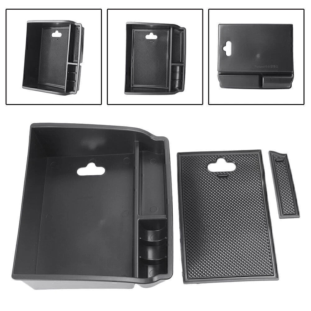 Armrest Storage Box Organizer for Toyota Fortuner (2005–2015) 1PC