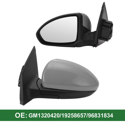Door Mirror Left Driver Side 3 Pin Replacement for Chevrolet Cruze (2011–2015)