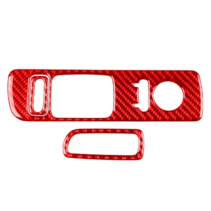 Set of 3 Interior Door Window Control Cover Trim for Honda S2000 (2000–2009) Red RHD