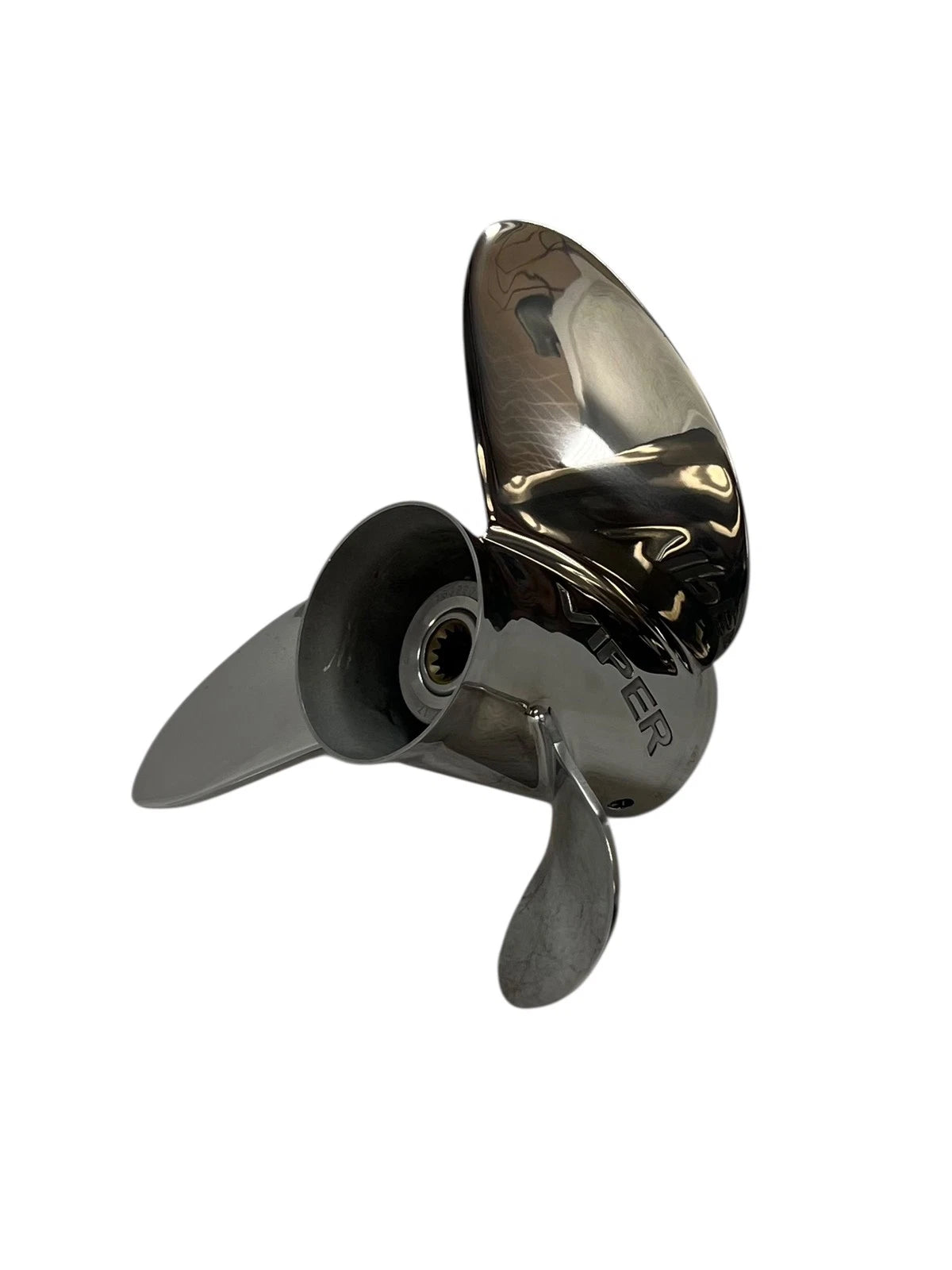 3X 13 7/8 x 17 RH Viper SS Propeller for Evinrude Johnson (OEM 763930)