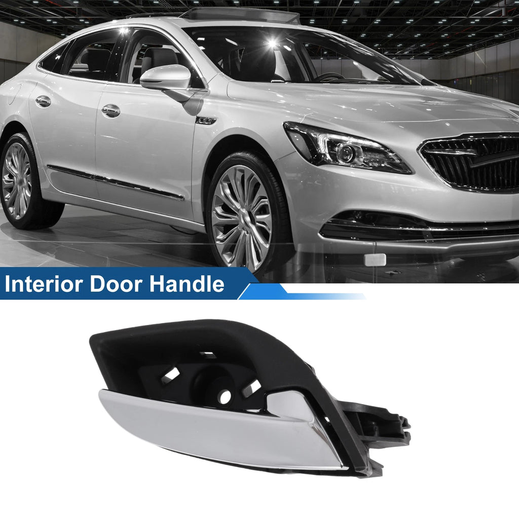 Front Driver Side Interior Door Handle for Buick Lacrosse (2009–2014) Black Chrome