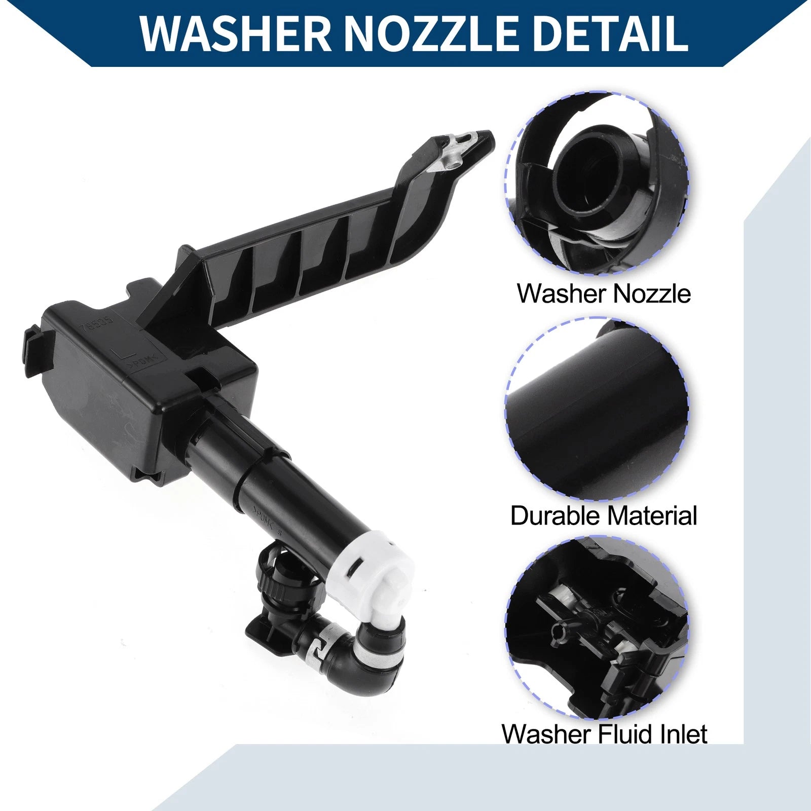 Front Left Headlight Washer Nozzle for Lexus IS250 (2006–2008) No. 8520853040