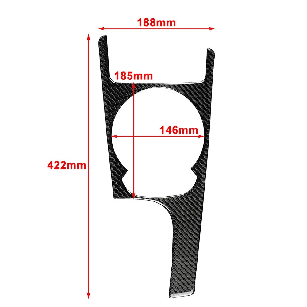 Center Console Control Panel Frame Cover for Audi TT TTS TTRS (2008–2014)
