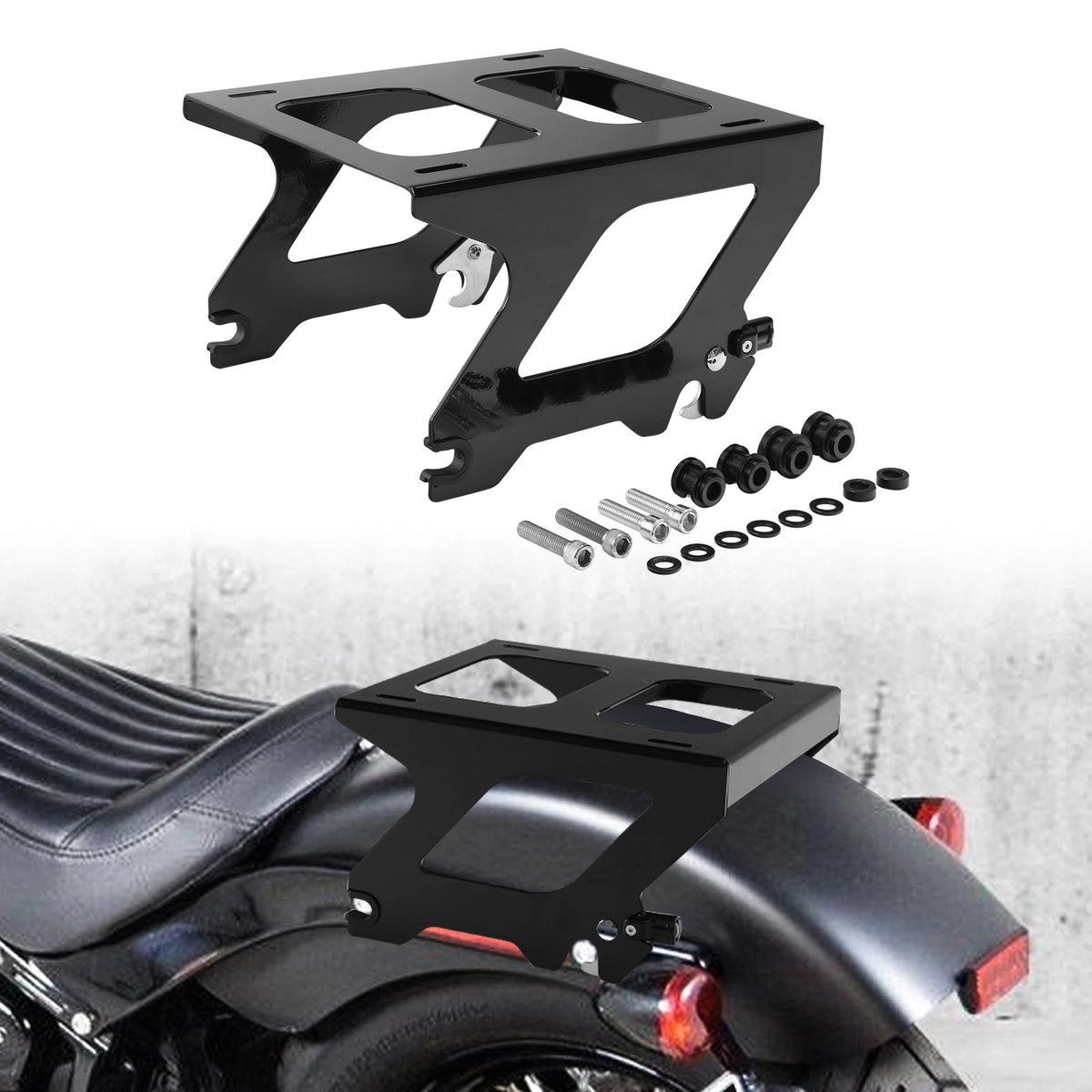 Detachable Solo Mounting Rack for Harley Softail Deluxe Street Bob (2018–2025)